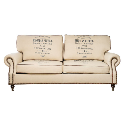 диван thomas eiffei трехместный прямой бежевый в Нижневартовске