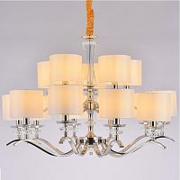 подвесная люстра newport 12210+5/c бежевая в Нижневартовске