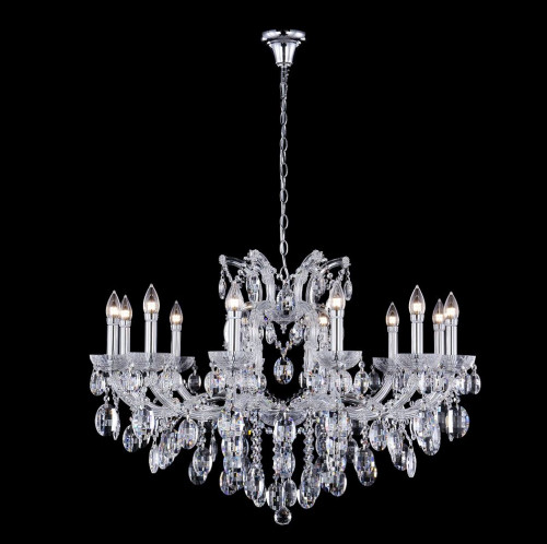 подвесная люстра crystal lux hollywood sp12 chrome в Нижневартовске