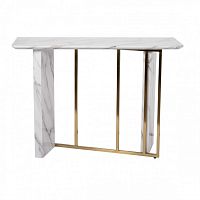 стол-консоль 120*40*76cм мраморная/золото в Нижневартовске