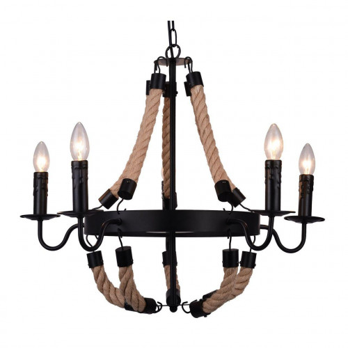 подвесная люстра arte lamp marsiglia a8956lm-5bk в Нижневартовске