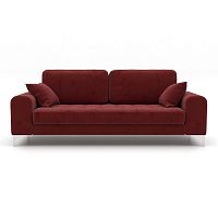 диван vittorio трехместный прямой красный в Нижневартовске