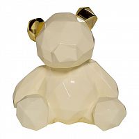 статуэтка мишка белая маленькая 20х19х15 в Нижневартовске