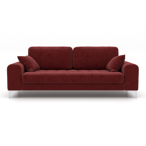 диван vittorio трехместный прямой красный в Нижневартовске