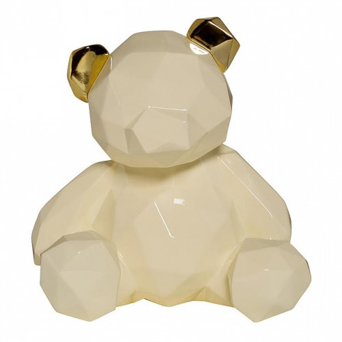 статуэтка мишка белая маленькая 20х19х15 в Нижневартовске