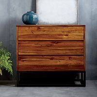 комод тимбер без направляющих коричневый в Нижневартовске