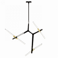 подвесной светильник agnes 6 ламп чёрный в Нижневартовске