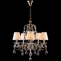 подвесная люстра eurosvet 1448/5 античная бронза strotskis в Нижневартовске