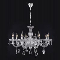 подвесная люстра crystal lux cove sp8 белая в Нижневартовске