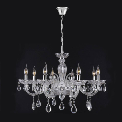 подвесная люстра crystal lux cove sp8 белая в Нижневартовске