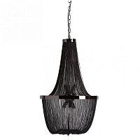 люстра-каскад подвесная черная classico в Нижневартовске