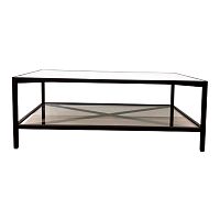 журнальный столик монро c мраморной столешницей, черный в Нижневартовске