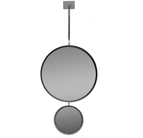 зеркало настенное черное двойное с подвесом диаметр 40-20 см в Нижневартовске