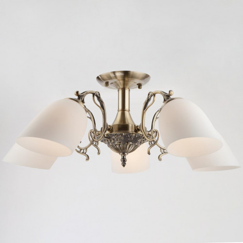 потолочная люстра eurosvet 22010/5 античная бронза в Нижневартовске