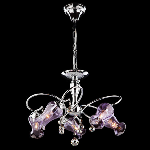 подвесная люстра eurosvet 60016/5 хром в Нижневартовске