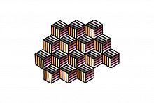ковер parquet hexagon orange 305x188 от gan в Нижневартовске