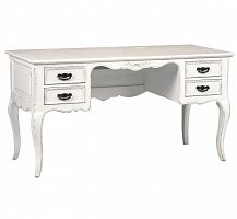 стол письменный марсель с узором, с состариванием, молочно-белый в Нижневартовске
