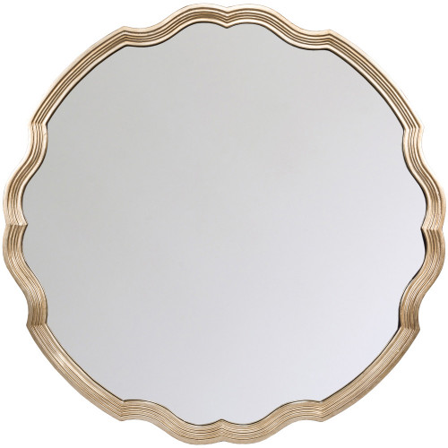 зеркало большое круглое золотое в волнистой раме презент в Нижневартовске