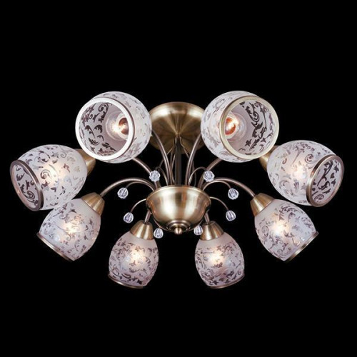 потолочная люстра eurosvet 30026/8 античная бронза в Нижневартовске