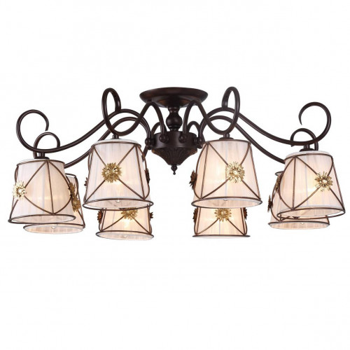 потолочная люстра arte lamp 72 a5495pl-8br в Нижневартовске
