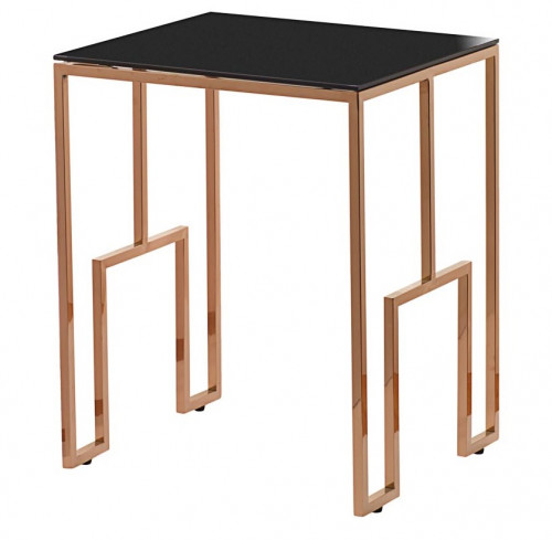 стол журнальный alpha 45х40х55 gold чёрный, золотой в Нижневартовске