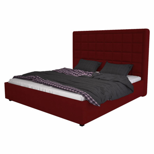 кровать двуспальная 180х200 красная elizabeth в Нижневартовске