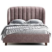 кровать двуспальная 160х200 фиолетовая tulip в Нижневартовске