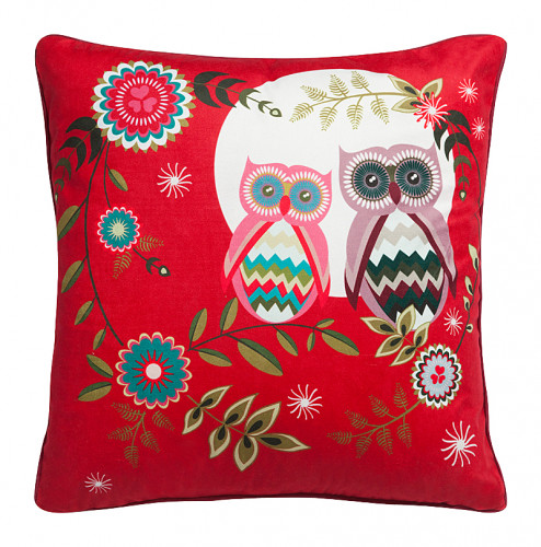 подушка с совами owl's party в Нижневартовске