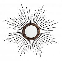 зеркало-солнце большое состаренное диаметр 126 см golden aster в Нижневартовске