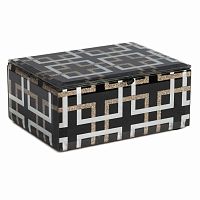 чёрная шкатулка стеклянная abbe маленькая в Нижневартовске