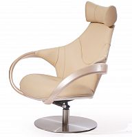 кресло apriori r с подлокотниками бежевое в Нижневартовске