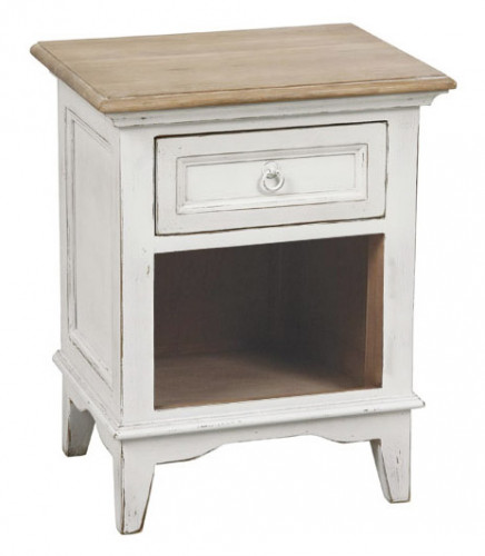 тумбочка прикроватная либерти белая с состариванием в Нижневартовске