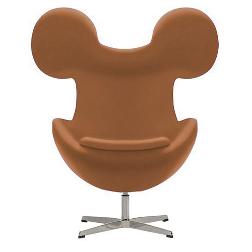 кресло egg mickey бежевое в Нижневартовске