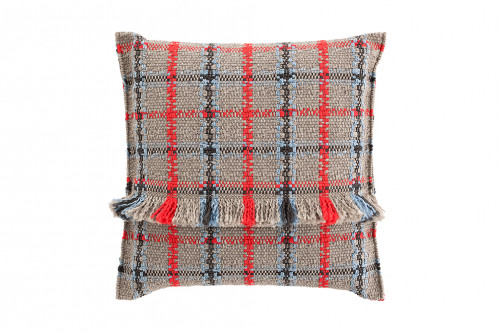 подушка большая gan tartan blue от gan в Нижневартовске