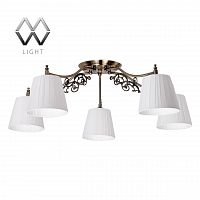 потолочная люстра mw-light моника 372011105 белая в Нижневартовске