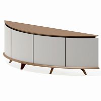 тумбочка apriori l белая с коричневым в Нижневартовске