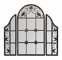 зеркало-окно настенное тройное черное сильвестра в Нижневартовске