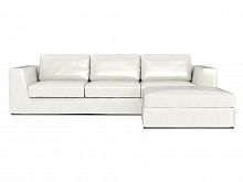 диван igarka трехместный угловой белый в Нижневартовске