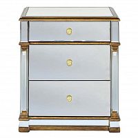тумба зеркальная klio зеркальная, золото в Нижневартовске