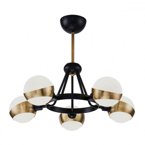 потолочная люстра freya silvia fr5009pl-05b белая в Нижневартовске