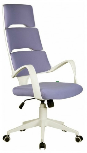 кресло для руководителя рива чейр rch sakura (white), обивка: текстиль, цвет: ткань фьюжн лиловая в Нижневартовске