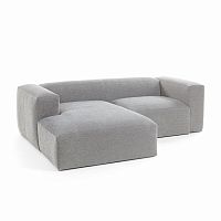 диван блок sofa двухместный левый угол серый от la forma (ex julia grup) в Нижневартовске