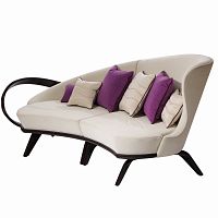 диван brazo полукруглый бежевый в Нижневартовске