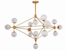 люстра modo 15 gold золото, белые плафоны в Нижневартовске