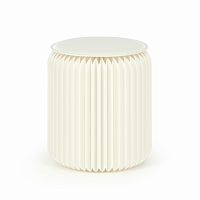 табурет бумажный высота 35 см молочный в Нижневартовске