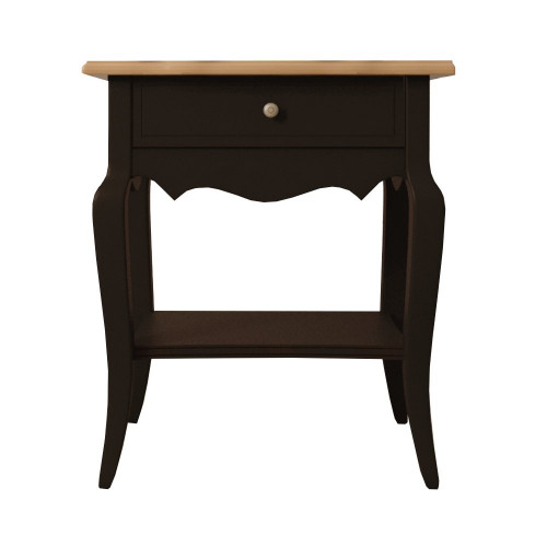 тумба leontina black с одним ящиком черная в Нижневартовске