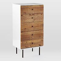 комод высокий манхэттен белый с состариванием в Нижневартовске