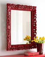 красное зеркало настенное прямоугольное гэрри в Нижневартовске