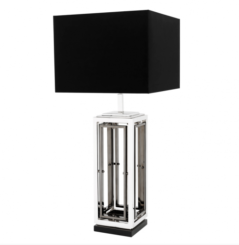 настольная лампа blackrock от eichholtz хром в Нижневартовске