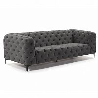 диван maisha трехместный темно-серый от la forma (ex julia grup) в Нижневартовске